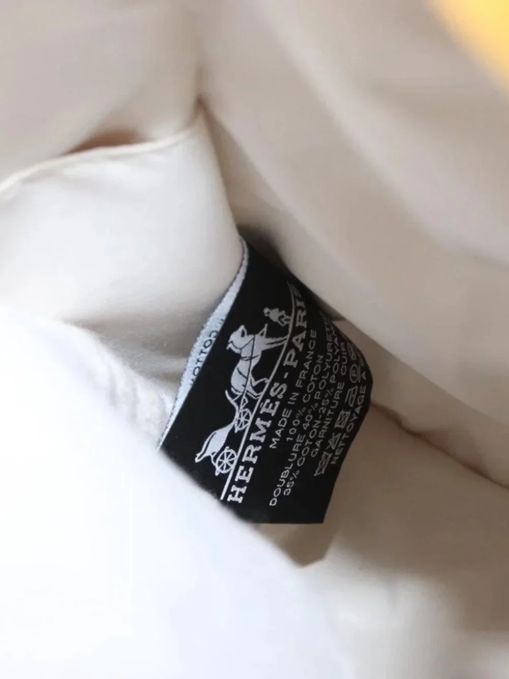 HERMES Jimetu Jumping Pouch Canvas Gray Auth - Picture 14 of 15